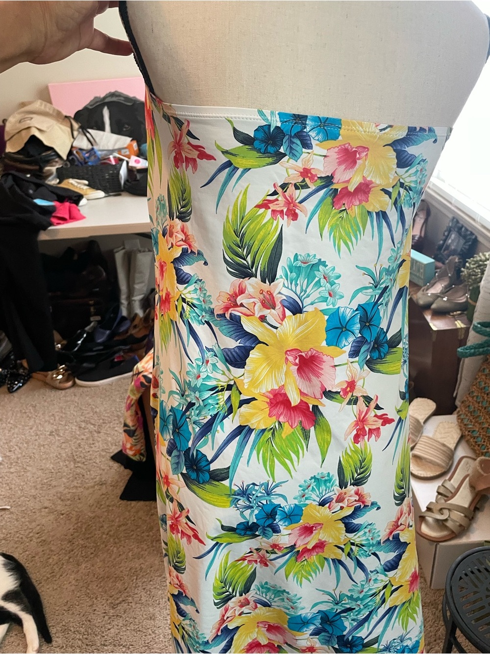 Tommy Bahama Woman’s Swim Two piece Halter Dress and Bikini bottom Sz Xl - Picture 7 of 8